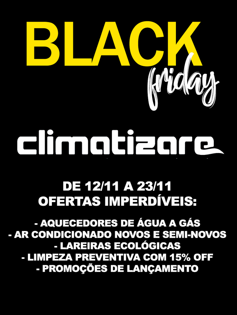 Black Friday 2018  na Climatizare!