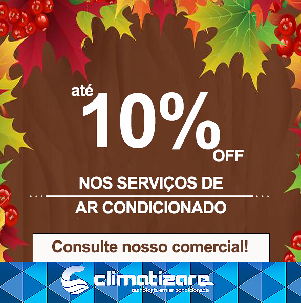 Promoo de Outono Climatizare - 10% OFF